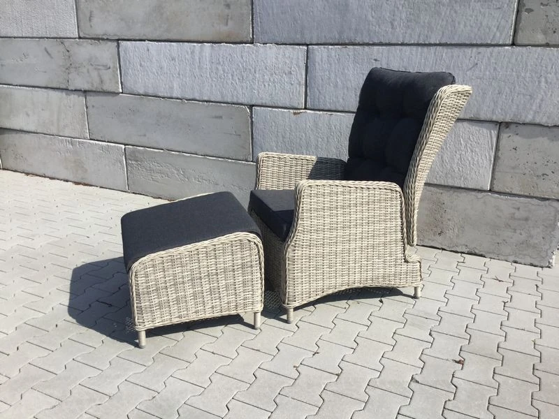 Te Velde Tuinmeubelen Tuinset Bombay Met Ronde Tafel + Lazy Susan - Afbeelding 6