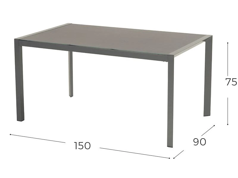 Hartman California Hpl Tuintafel 150 - Afbeelding 3