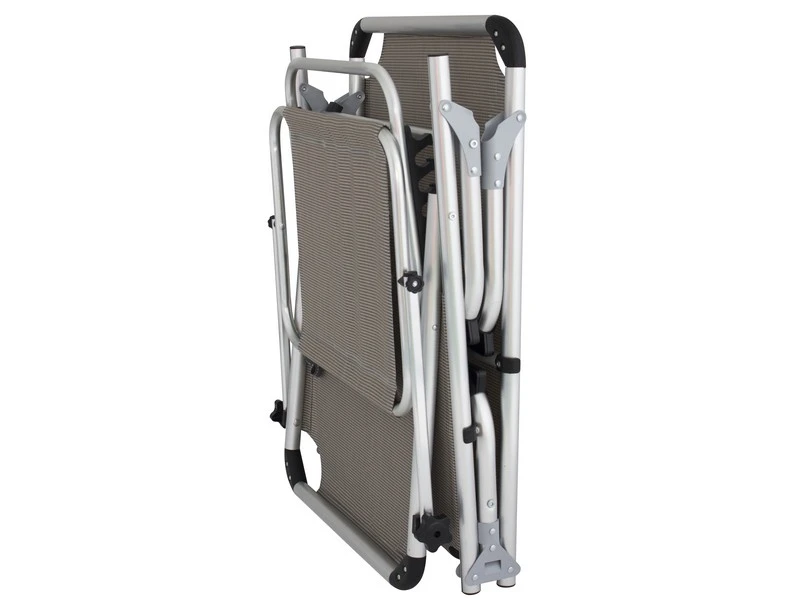 Eurotrail Campingbed Stretcher Pebble Beach Grijs - Afbeelding 2