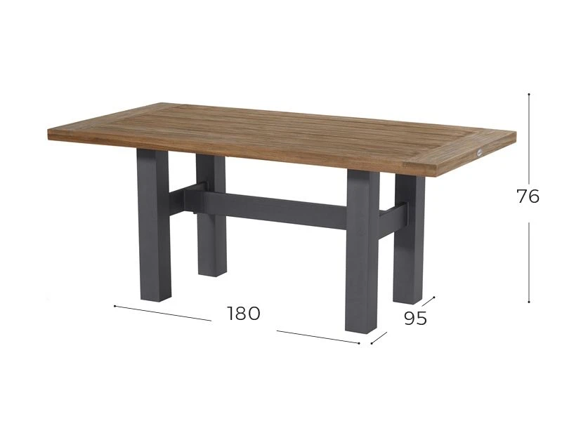 Hartman Yasmani Tuintafel 180 - Afbeelding 2