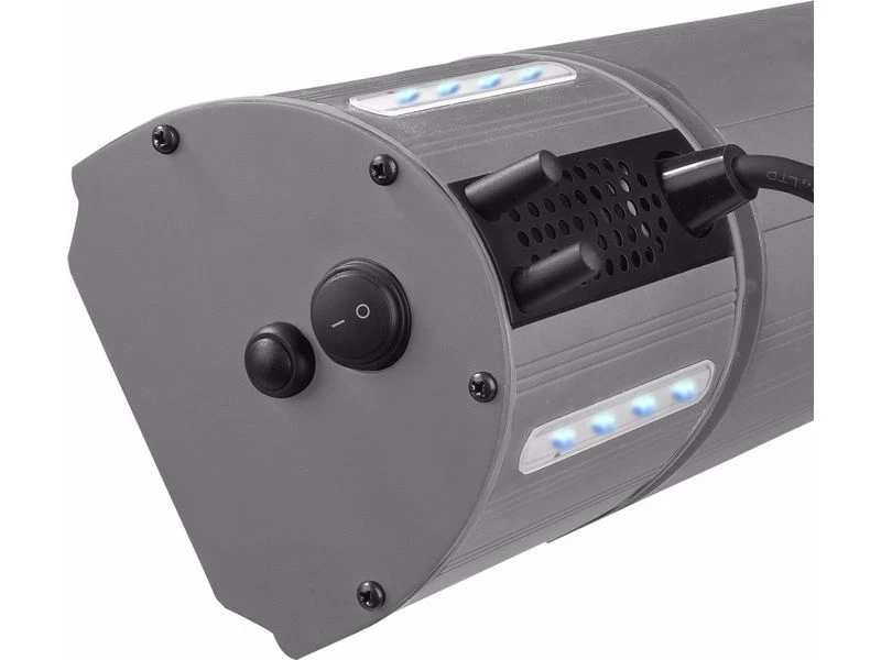 Eurom Heat And Beat Antraciet Elektrische Terrasverwarmer - Afbeelding 4