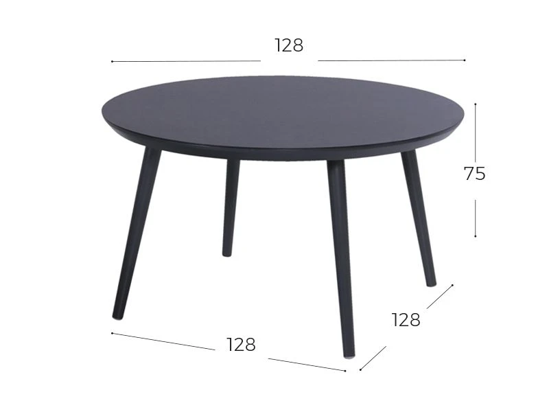 Hartman Sophie Studio Hpl Tuintafel Rond 128 Xerix - Afbeelding 2