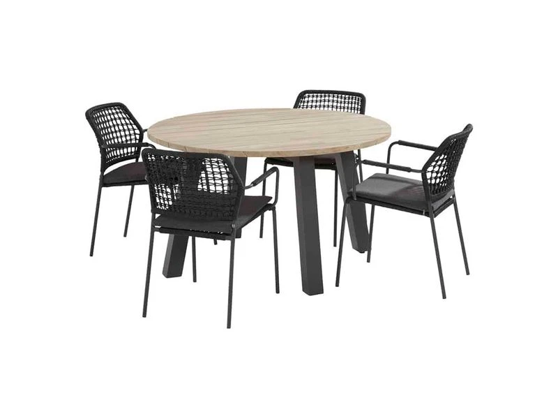 Taste By 4 Seasons Outdoor Tuinset Barista + Derby Ronde Tafel