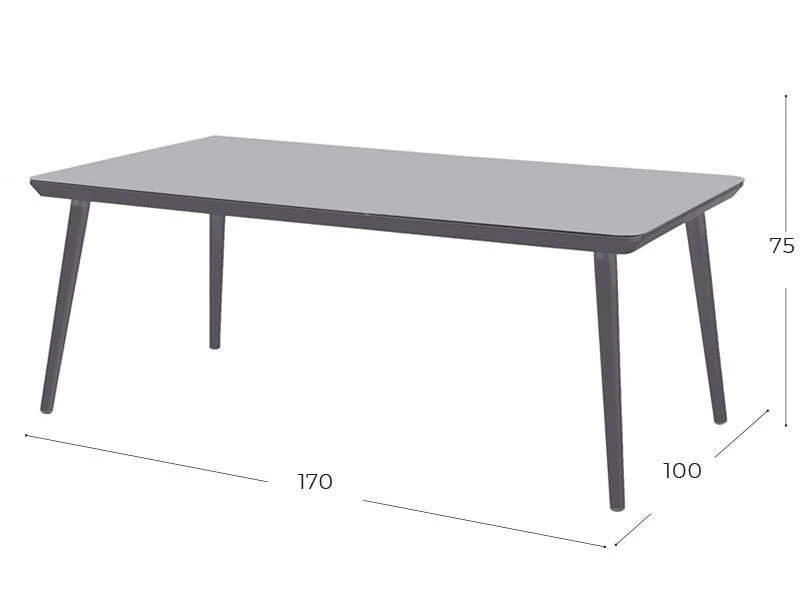 Hartman Sophie Studio Hpl Tuintafel 170 X 100 Xerix - Afbeelding 2