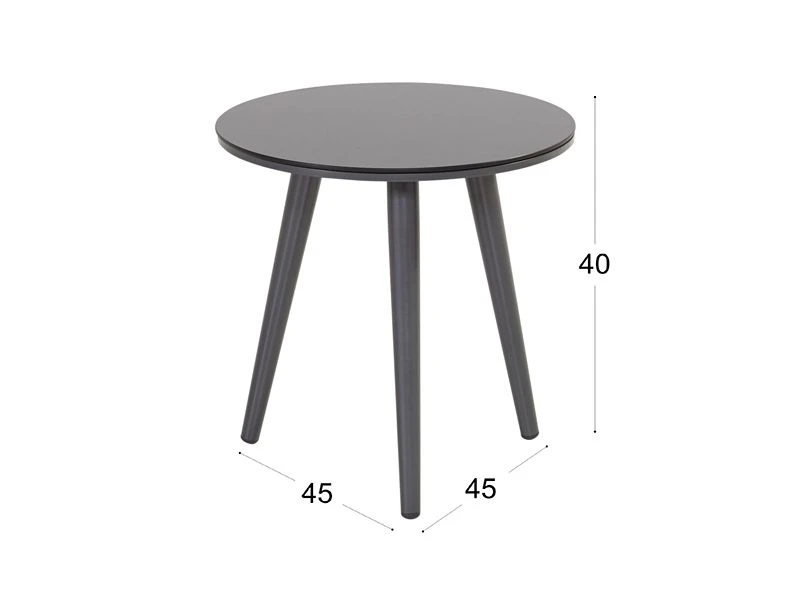 Hartman Sophie Studio Hpl Tuin- Bijzettafel Rond 45 Xerix - Afbeelding 2