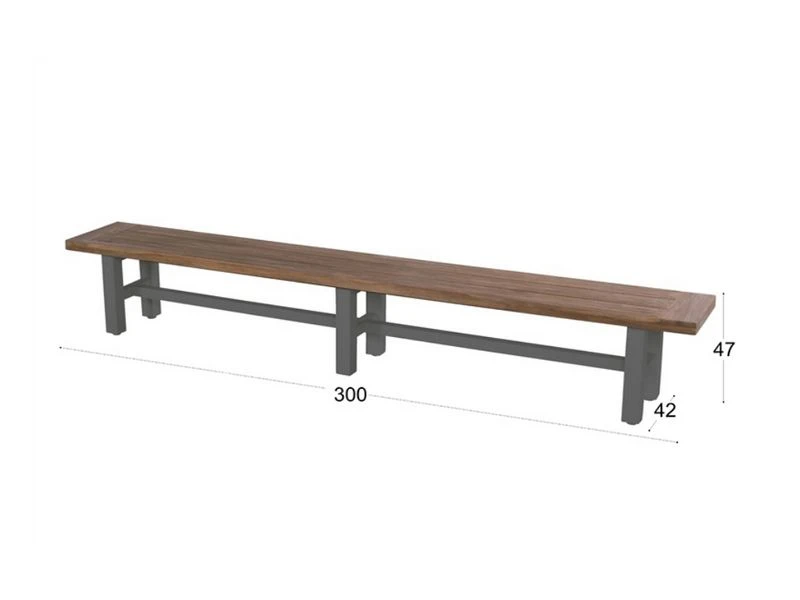 Hartman Yasmani Tuinbank 300 - Afbeelding 2