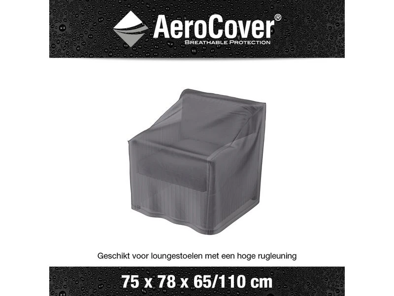Platinum Aerocover Loungestoelhoes Hoge Rug Xl 75x78x65/110 - Afbeelding 2