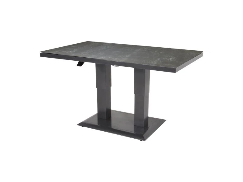 Lesli Loungetafel Monaco Ceramic Negro Verstelbaar