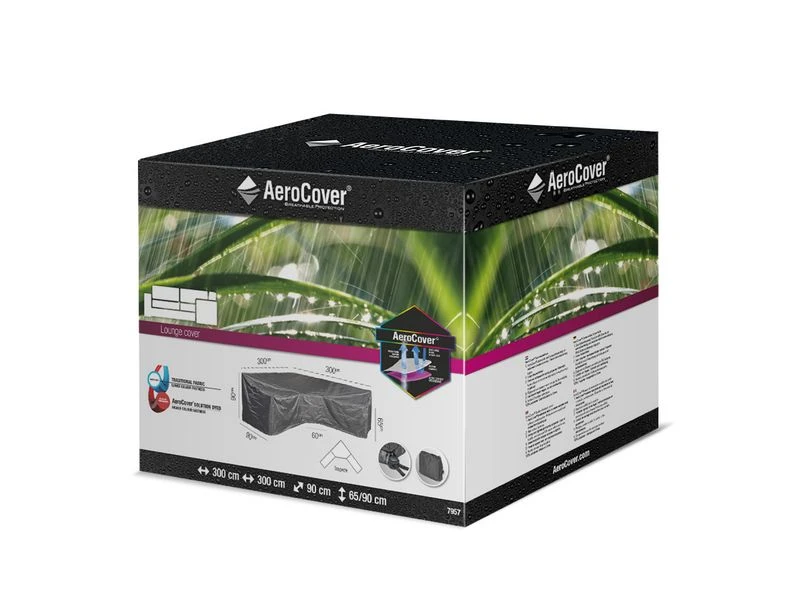 Platinum Aerocover Loungesethoes Hoekset Trapeze 300x300x90xH65/90 - Afbeelding 3