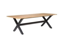Te Velde Tuinmeubelen Lucan Aluminium-teak Tuintafel