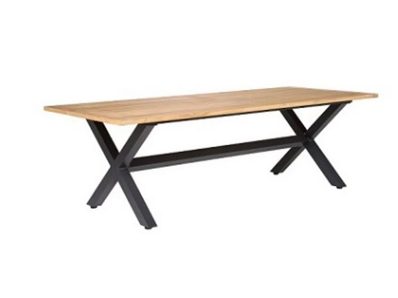 Te Velde Tuinmeubelen Lucan Aluminium-teak Tuintafel