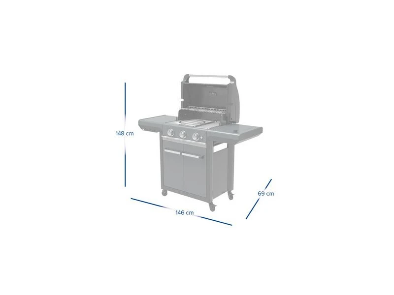 Campingaz Gasbarbecue Buitenkeuken 3 Series Premium S - Afbeelding 5