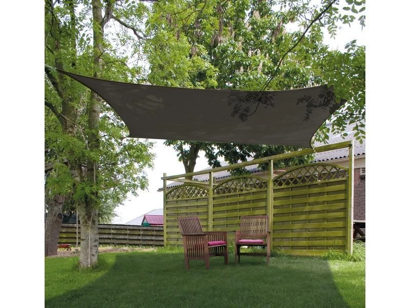 Eurotrail Schaduwdoek Vierkant 5 Meter