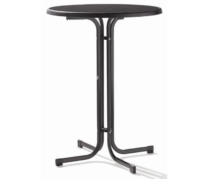 Sieger Sta-tafel Ø 70 Cm. D.grijs Leisteen Decor.