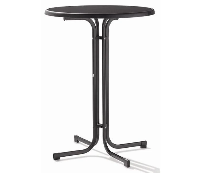 Sieger Sta-tafel Ø 86 Cm. D.grijs Leisteen Decor.